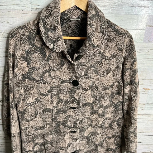 CMC made in the USA jacket blazer tapestry size small brown - Picture 3 of 9